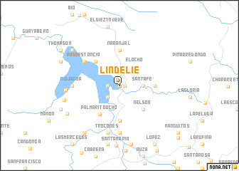 map of Lindelie