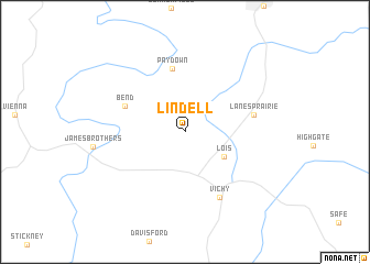 map of Lindell