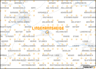 map of Lindemannsheide