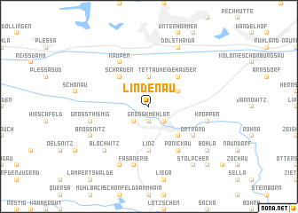 map of Lindenau