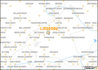 map of Lindenau