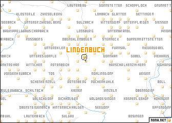 map of Lindenbuch