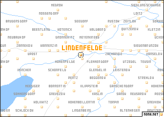 map of Lindenfelde