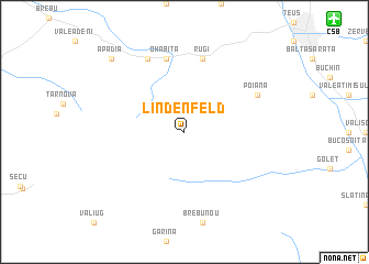 map of Lindenfeld