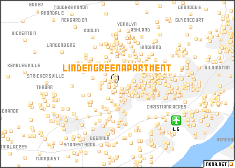 map of Linden Green Apartment