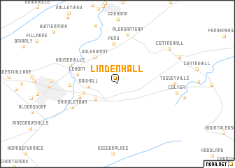 map of Linden Hall