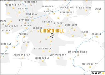 map of Lindenhall