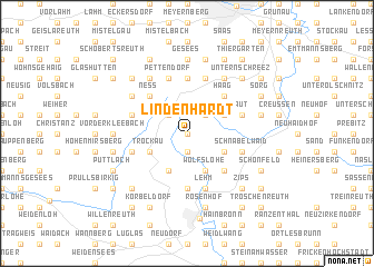 map of Lindenhardt