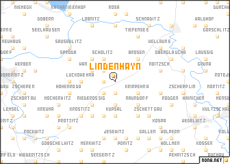 map of Lindenhayn