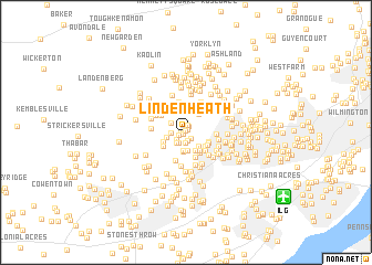 map of Linden Heath