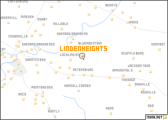 map of Linden Heights