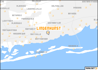 map of Lindenhurst