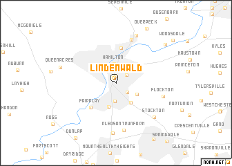 map of Lindenwald