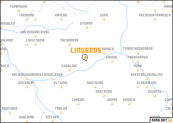 map of Linderos