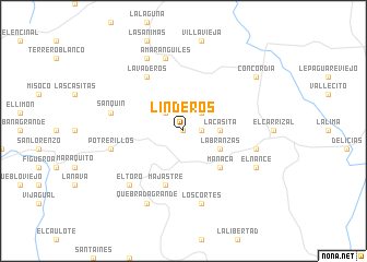 map of Linderos