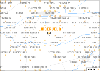 map of Linderveld