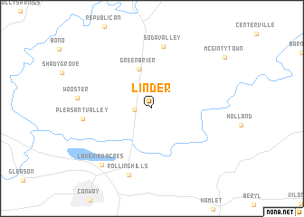 map of Linder