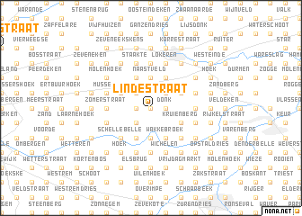 map of Lindestraat