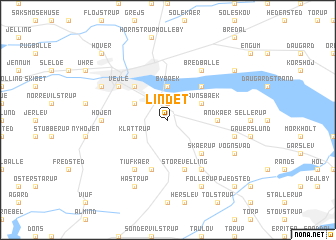 map of Lindet