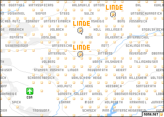 map of Linde
