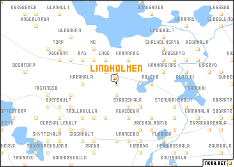 map of Lindholmen