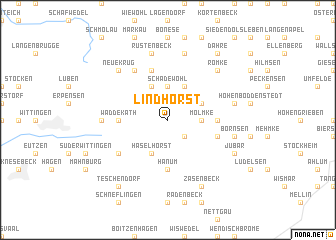 map of Lindhorst