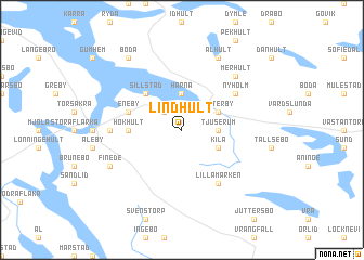 map of Lindhult