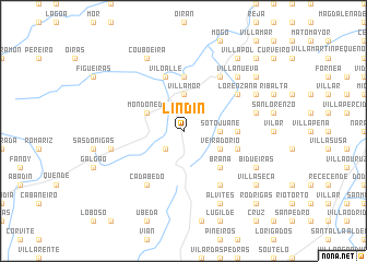 map of Lindín