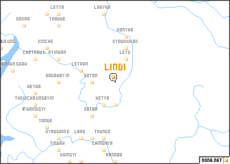 map of Lindi