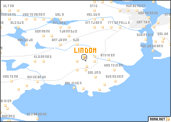 map of Lindom