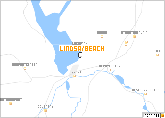 map of Lindsay Beach