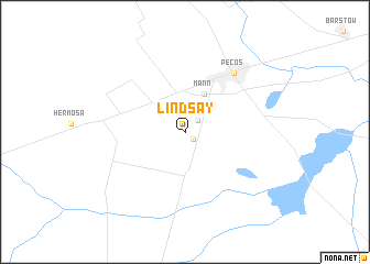 map of Lindsay