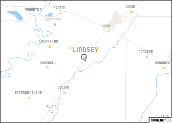 map of Lindsey