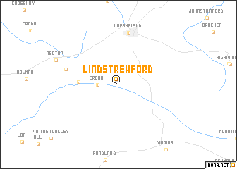 map of Lindstrew Ford