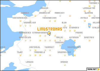 map of Lindströmas