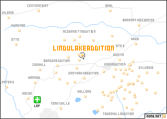 map of Lindulake Addition