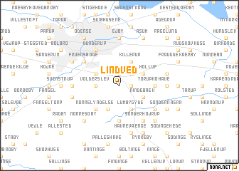 map of Lindved