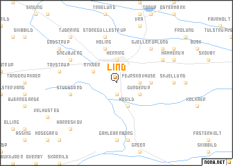 map of Lind