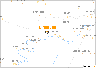 map of Lineburg