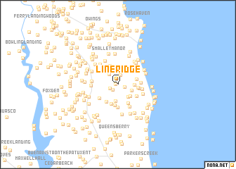 map of Line Ridge