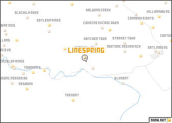 map of Line Spring