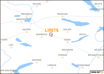 map of Linets