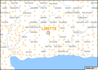 map of Linette