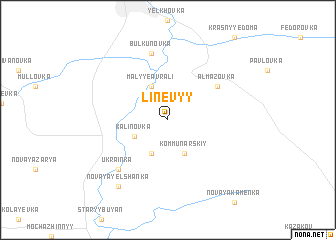 map of Linëvyy