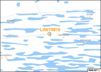 map of Lineynoye