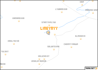 map of Lineynyy