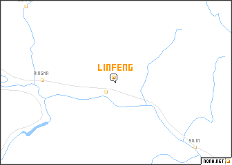 map of Linfeng