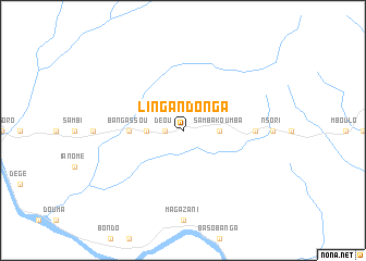 map of Lingandonga