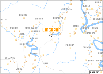 map of Lingapan