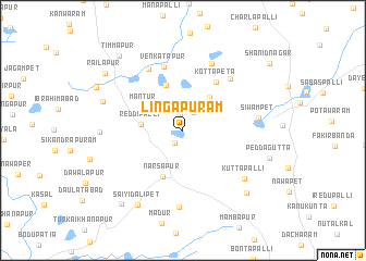 map of Lingāpuram